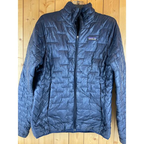 Men’s Lightweight Patagonia Puffer Jacket, Black - Size M - Picture 1 of 4